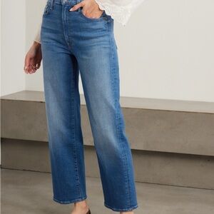 Mother, the rambler, zip flood jeans